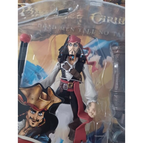 DISNEY PIRATES OF THE CARIBBEAN 2008 SWASHBUCKLERS SPARROW TURNER SWAN - Picture 11 of 16